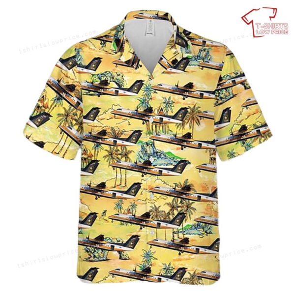 US Army Golden Knights Bombardier C-147A Hawaiian Shirt US Army Golden Knights Bombardier C-147A Hawaiian Shirt