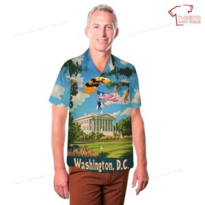 US Army Golden Knights Parachute Team display Armys 250th anniversary Hawaiian Shirt 3