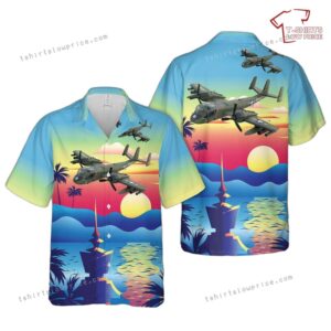 US Army Grumman OV-1A Mohawk Hawaiian Shirt