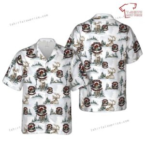 US Army H-121 Long Range Surveillance Christmas Hawaiian Shirt