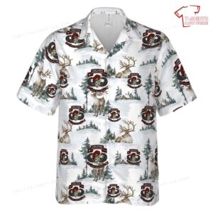 US Army H-121 Long Range Surveillance Christmas Hawaiian Shirt