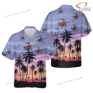 US Army Hughes TH-55A Osage Hawaiian Shirt