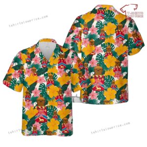 US Army Illinois Army National Guard 123rd Field Artillery Regiment Hawaiian Shirt