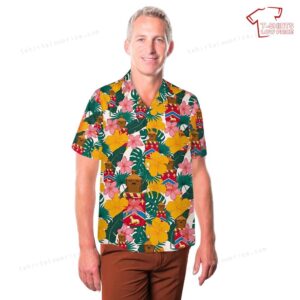 US Army Illinois Army National Guard 123rd Field Artillery Regiment Hawaiian Shirt 3