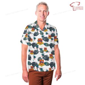 US Army Illinois Army National Guard 123rd Field Artillery Regiment 123rd FAR Hawaiian Shirt 3