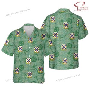 US Army Illinois Army National Guard, 130th Infantry Regiment Hawaiian Shirt