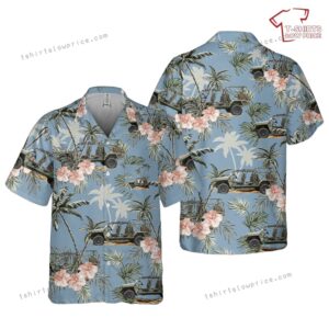 US Army Infantry Squad Vehicle Pocket Hawaiian Shirt