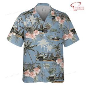 US Army Infantry Squad Vehicle Pocket Hawaiian Shirt