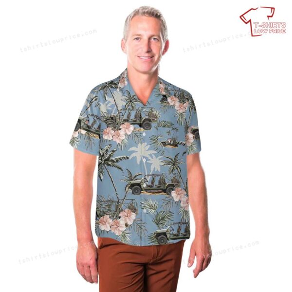 US Army Infantry Squad Vehicle Pocket Hawaiian Shirt