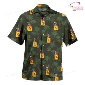 US Army Iowa National Guard, 113th Cavalry Regiment  Red Horse Squadron Hawaiian Shirt