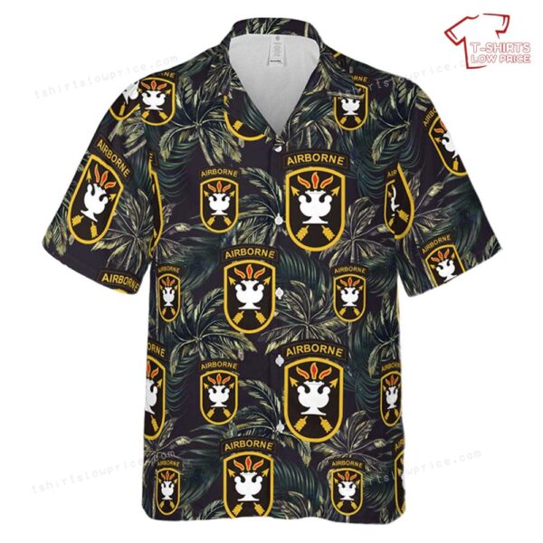 US Army John F Kennedy Special Warfare Center and School Hawaiian Shirt US Army John F Kennedy Special Warfare Center and School Hawaiian Shirt