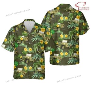 US Army Jp Willys Ambulance 15th EVACUATION HOSPITAL Hawaiian Shirt