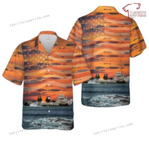 US Army LACV-30 (Lighter Air Cushion Vehicle – 30 Ton) hovercraft transports Hawaiian Shirt