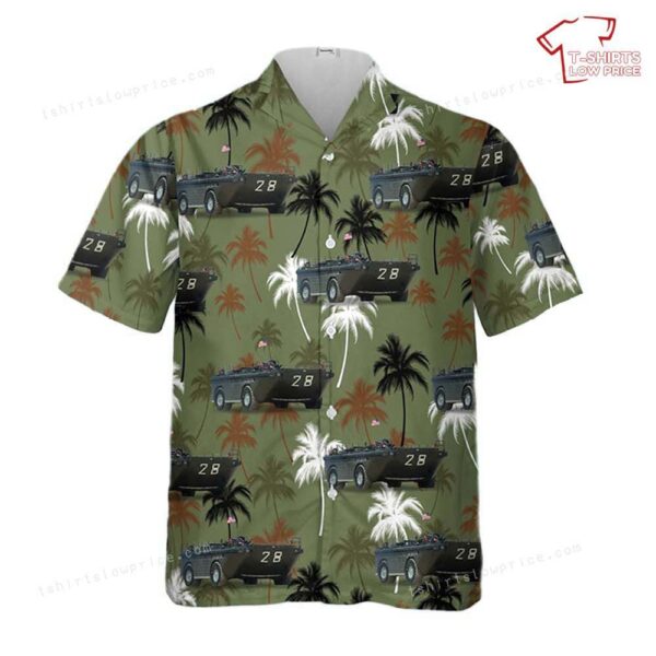 US Army LARC-LX (Lighter, Amphibious Resupply, Cargo, 60 ton) Hawaiian Shirt US Army LARC-LX (Lighter, Amphibious Resupply, Cargo, 60 ton) Hawaiian Shirt