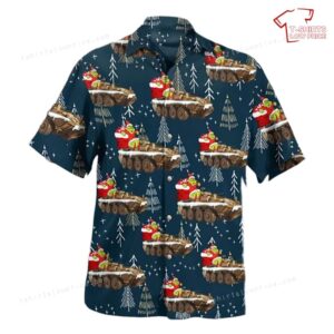 US Army LAV-25 Christmas Hawaiian Shirt