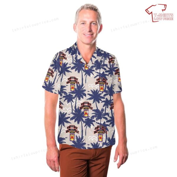US Army M Company (RANGER), 75th Infantry (AIRBORNE), 199th Light Infantry Brigade Hawaiian Shirt