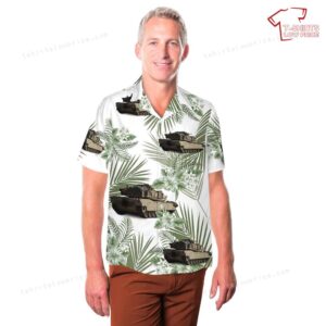 US Army M1A1 Abrams Tank 278th Armored Cavalry Regiment Tennessee Army National Guard Hawaiian Shirt 3