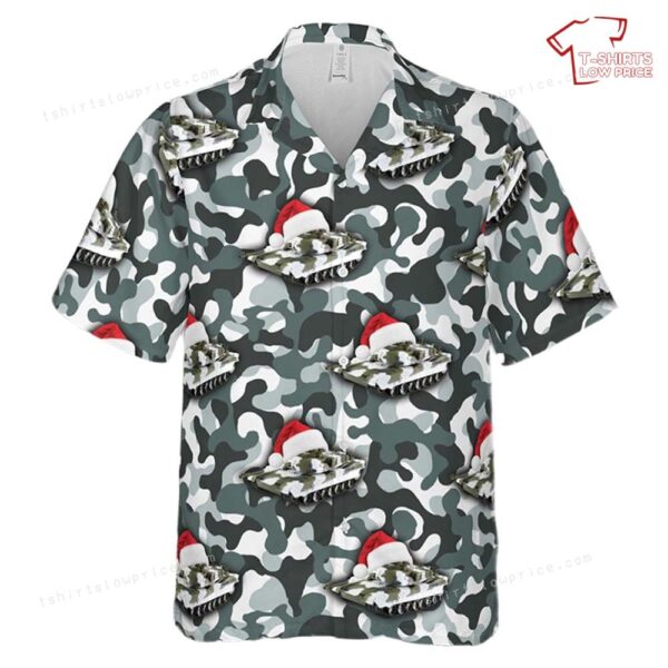 US Army M1A1 Abrams tank with RC 27MHz Winter Camo Christmas Hawaiian Shirt