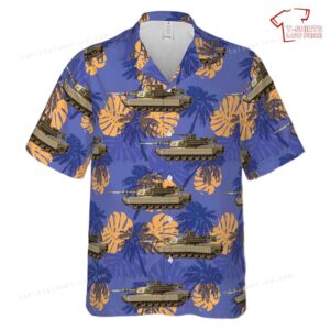 US Army M1A2 TUSK I of the 26th Heavy Mechanized Infantry Division in Iraq, in the 2000s Hawaiian Shirt