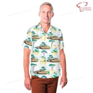 US Army M 1A2C Abrams Tanks Hawaiian Shirt 3