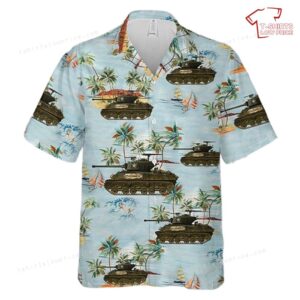 US Army M4 Thunderbolt VII Hawaiian Shirt