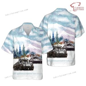US Army M4A3 Sherman Christmas Hawaiian Shirt