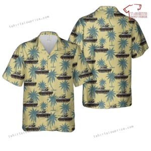 US Army M4A3E2 Jumbo from the 33rd Battalion, 3rd US Armored Division Hawaiian Shirt