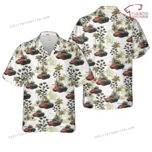 US Army M4A3E8 Easy Eight Sherman Hawaiian Shirt