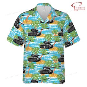 US Army M6A2E1 showing the long 105 mm gun and massive turret Hawaiian Shirt