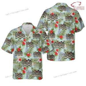 US Army M18 Colored Smoke Grenade Hawaiian Shirt
