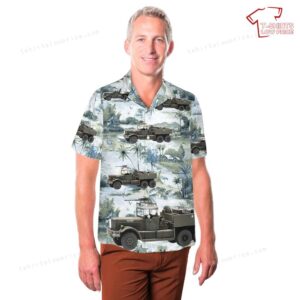 US Army M19 Diamond T with trailer Hawaiian Shirt 3