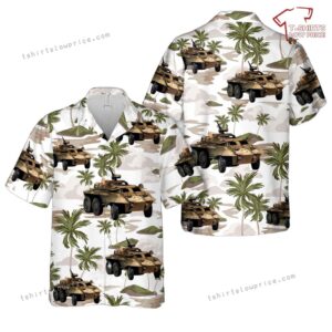 US Army M20 Armored Utility Vehicle Hawaiian Shirt
