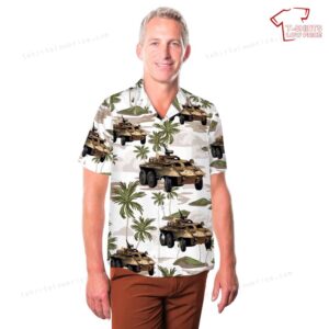 US Army M20 Armored Utility Vehicle Hawaiian Shirt 3