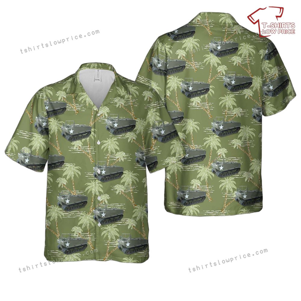 US Army M29 Weasel Hawaiian Shirt US Army M29 Weasel Hawaiian Shirt 1