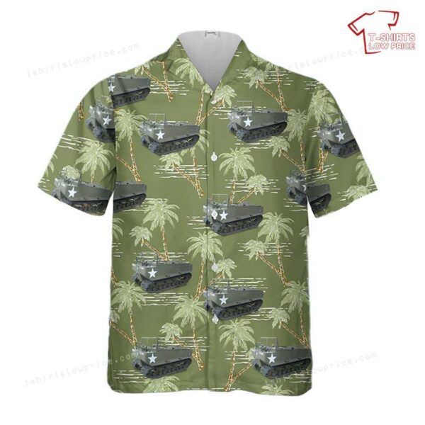 US Army M29 Weasel Hawaiian Shirt US Army M29 Weasel Hawaiian Shirt