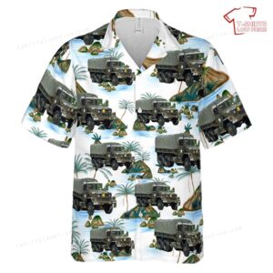 US Army M35A2 Truck Hawaiian Shirt