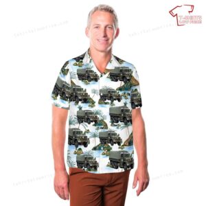 US Army M35A2 Truck Hawaiian Shirt 3