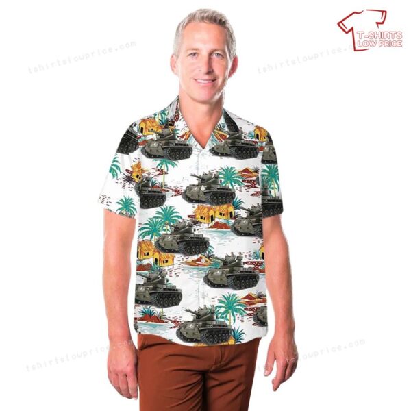 US Army M42 Duster Hawaiian Shirt US Army M42 Duster Hawaiian Shirt