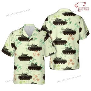 US Army M42 in Vietnam, B Battery, 4th Batallion 60th Artillery Rgt. , Georges of the Jungle, 1969-70 Hawaiian Shirt