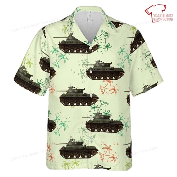 US Army M42 in Vietnam, B Battery, 4th Batallion 60th Artillery Rgt. , Georges of the Jungle, 1969-70 Hawaiian Shirt