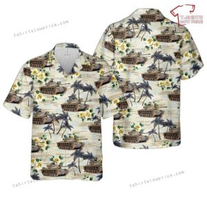 US Army M48A1 Patton Vietnam war Hawaiian Shirt