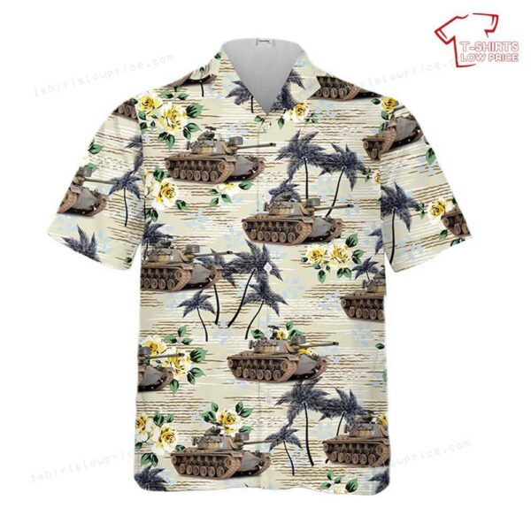 US Army M48A1 Patton Vietnam war Hawaiian Shirt US Army M48A1 Patton Vietnam war Hawaiian Shirt