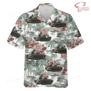 US Army M48A2 combat ready Vietnam War Hawaiian Shirt