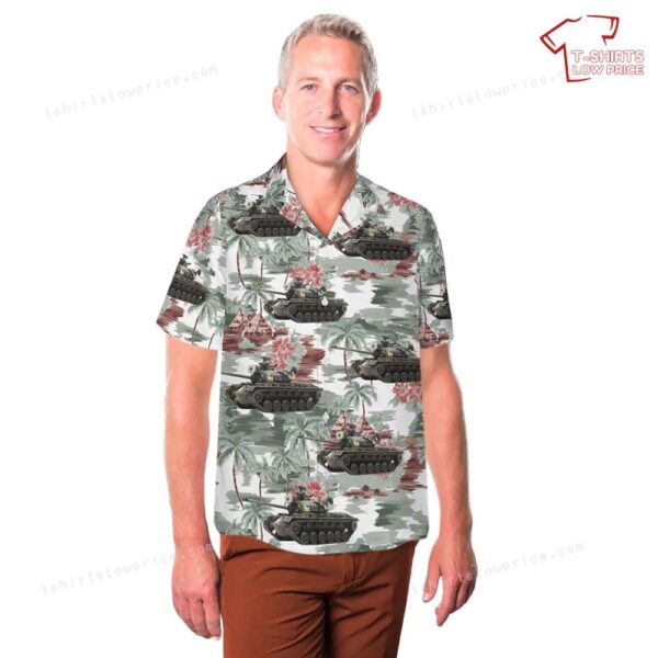 US Army M48A2 combat ready Vietnam War Hawaiian Shirt