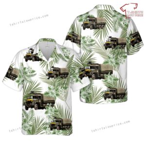 US Army M54 A2 6×6 Cargo Truck (1958) Hawaiian Shirt