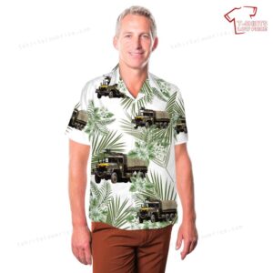 US Army M54 A2 6x6 Cargo Truck 1958 Hawaiian Shirt 3