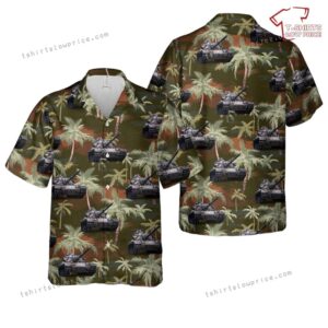 US Army M60A3 of 3rd Battalion, 32nd Armor Hawaiian Shirt