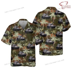 US Army M60A3 of 3rd Battalion, 32nd Armor Pocket Hawaiian Shirt