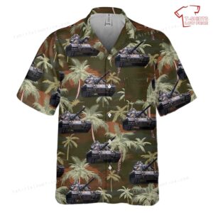 US Army M60A3 of 3rd Battalion, 32nd Armor Pocket Hawaiian Shirt