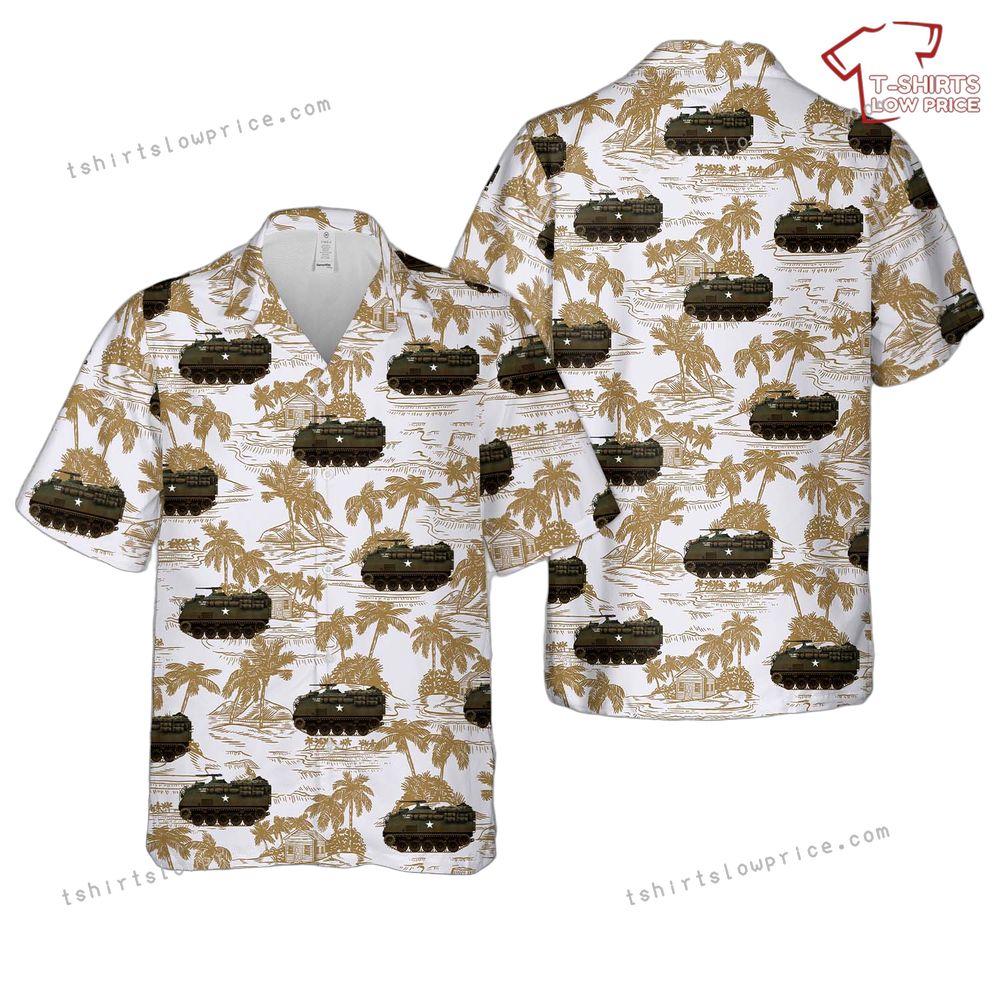 US Army M75 in Korea, 1953 Hawaiian Shirt US Army M75 in Korea 1953 Hawaiian Shirt 1